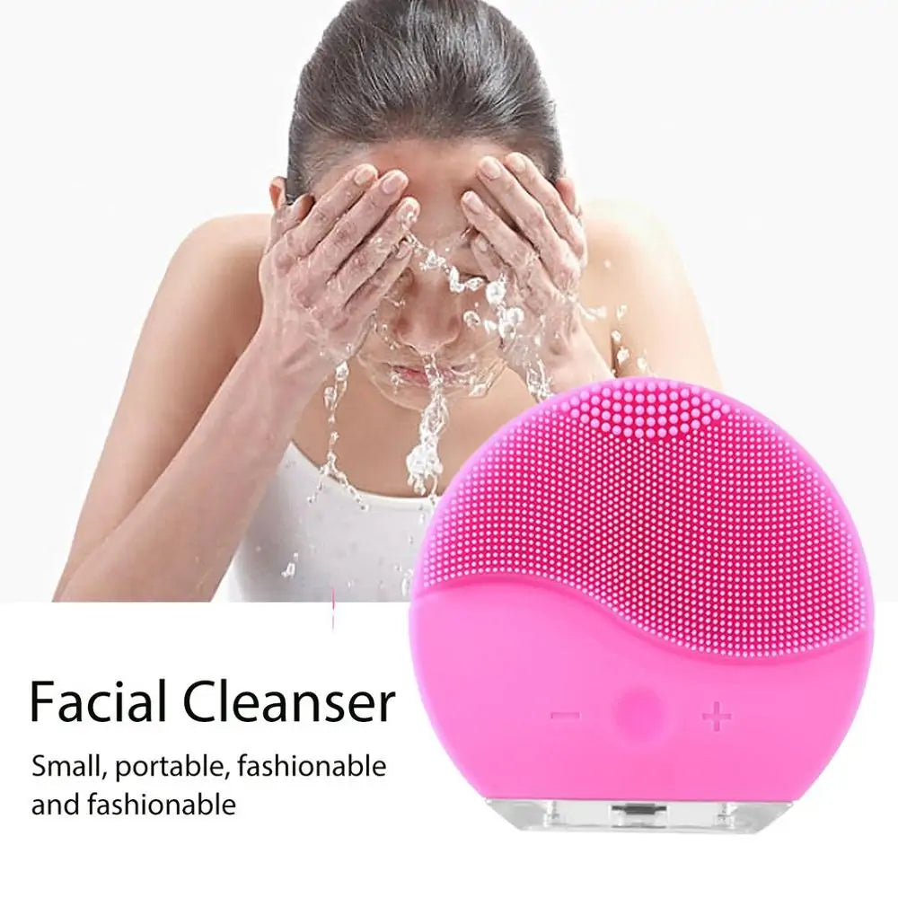 Electric Facial Cleansing Face Washing Brush